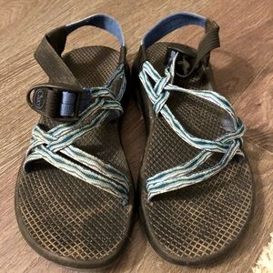 Chaco women’s blue sandals